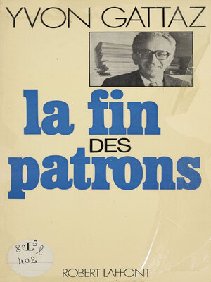 cover image of La Fin des patrons